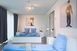 Posezení v ubytování HITrental Allmend Comfort Apartments