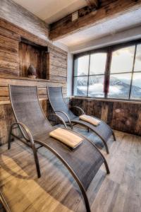 Predel za sedenje v nastanitvi Berggasthof Hochzeigerhaus