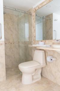 Ένα μπάνιο στο Condominio Puntepiedra - Apartamentos