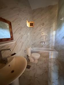 Koupelna v ubytování Nour El Waha Hotel