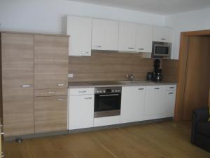 Köök või kööginurk majutusasutuses Appartement Alpenglück