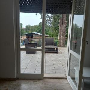 Balkón nebo terasa v ubytování Il terrazzo dei 3