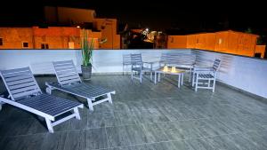 Balkón nebo terasa v ubytování TayLa-Apartment Vodice + 37 fotografií