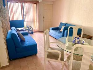 Posezení v ubytování Depto a 3 cuadras de la playa