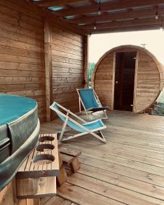 Fotografie z fotogalerie ubytování Sworna łąka z zewnętrznym SPA- sauna, jacuzzi, balia v destinaci Swornegacie