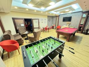 Herní místnost v ubytování Hotel Rigga