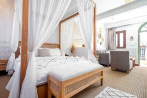 Postel nebo postele na pokoji v ubytování Riad Hamdane et SPA