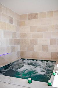 a pool of water in the middle of a room at Maison Lilly - Luxury Accommodation in Praiano