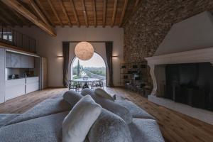 Posezení v ubytování Corte Lanfranconi relais