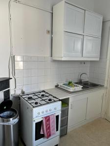 Η κουζίνα ή μικρή κουζίνα στο Brussels city center apartment