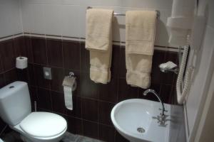 Koupelna v ubytování Eurohotel
