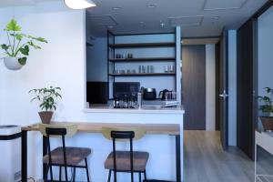 Una cocina o kitchenette en famSAPPORO