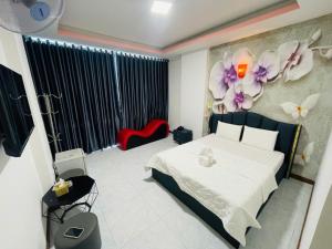 Postel nebo postele na pokoji v ubytování Nam Anh 3 Hotel