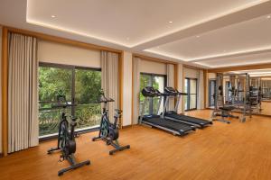 Fitness centrum a/nebo fitness zařízení v ubytování Ginger Delhi, Chanakyapuri