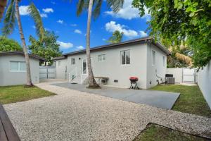 Bygningen som feriehuset ligger i