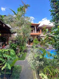 Zahrada ubytování Bagus Homestay
