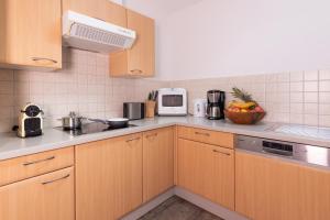 Kuchyň nebo kuchyňský kout v ubytování Gästehaus Pilz Schladming