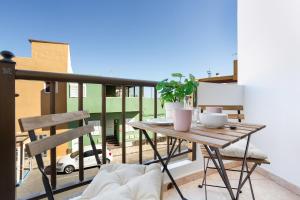 Balkón nebo terasa v ubytování Casa Dajate, El Cotillo