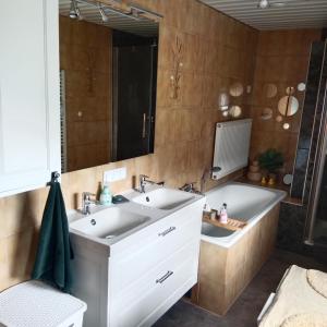 Kúpeľňa v ubytovaní Rauthhof Pitztal