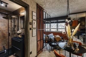 Posezení v ubytování Apartament WOLF