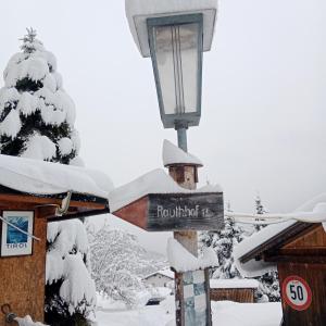 Rauthhof Pitztal v zime