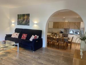 Posezení v ubytování Alpenlodge, Ferienwohnung 1