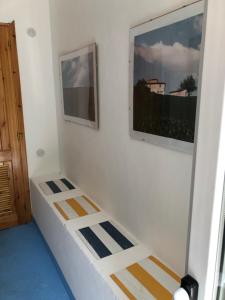 Ένα ή περισσότερα κρεβάτια σε δωμάτιο στο Casa Spisidda Appartamento "Panarea" per 4 persone con vista sulle Eolie