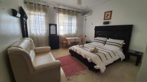 Letto o letti in una camera di Hotel Meftah Chaouen