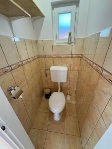 Kúpeľňa v ubytovaní Marcali Hát Apartman