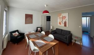 Posezení v ubytování Appart'hôtel et chambres Lens