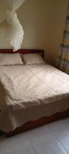 Postel nebo postele na pokoji v ubytování Palm Suites