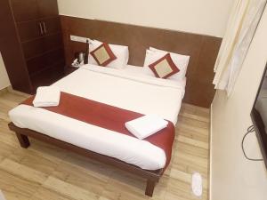 Postel nebo postele na pokoji v ubytování Hotel Marys Arcade