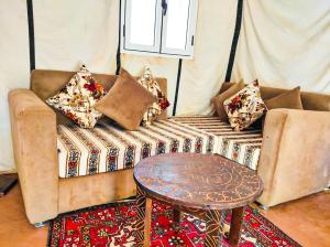 Posezení v ubytování Royal Morocco Camp
