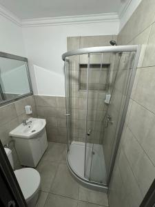 Koupelna v ubytování Green Residence Brasov