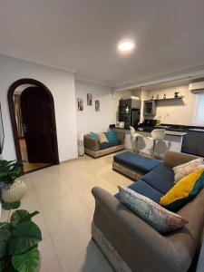 Kuchyň nebo kuchyňský kout v ubytování Zamalek amazing studio 1BR