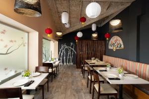 Restoran või mõni muu söögikoht majutusasutuses Emotions by Hodelpa - Juan Dolio