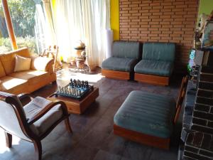 Posezení v ubytování Hospedaje Gratitud Guatavita