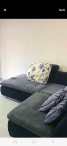 two beds with pillows on the floor in a room at Casa cataratas 3 in Foz do Iguaçu