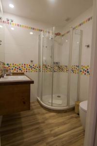 Kúpeľňa v ubytovaní Hostal Casa Arco Iris (Playa)