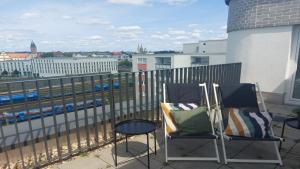 Ein Balkon oder eine Terrasse in der Unterkunft Holiday Inn - the niu, Sparrow Regensburg by IHG