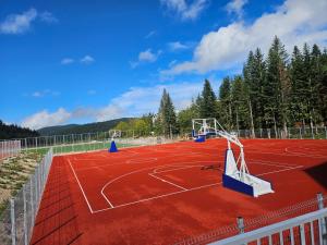 a basketball court with a net on top of it at Mountain Magic Bjelašnica in Bjelašnica
