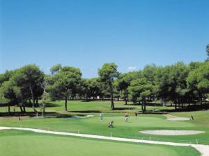 a group of people playing golf in a park at Kilians apartment 1 in Grao de Castellón