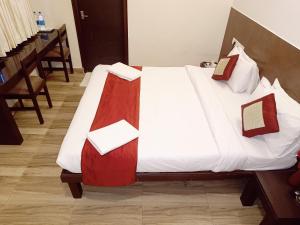 Postel nebo postele na pokoji v ubytování Hotel Marys Arcade