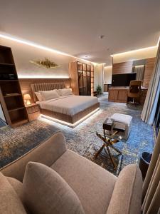 Χώρος καθιστικού στο Green 5iew Suite