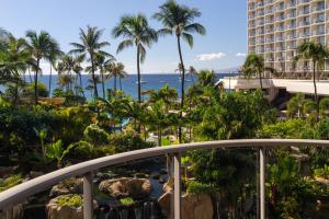 a view of the ocean from the balcony of a resort at The Westin Maui Resort & Spa, Ka'anapali in Lahaina