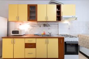 Kuchyň nebo kuchyňský kout v ubytování Apartment Zarace - Gdinj 2047b