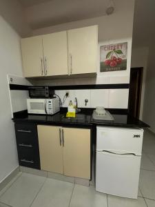 Kuchyň nebo kuchyňský kout v ubytování Departamento Amoblado en Barrio Los Laureles