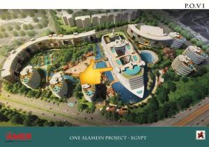 a rendering of an infinity project at an infinity resort at Porto golf Alamein in El Alamein