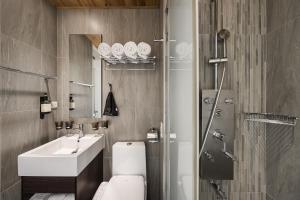 Koupelna v ubytování Hotel YAM LAGOM
