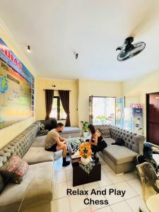 Posezení v ubytování Ardian House Jepara